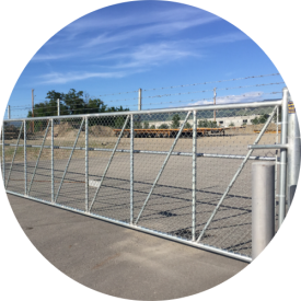kelowna fences and gates Cantilver Gate