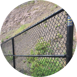 Rockfall Fencing | kelowna fences and gates