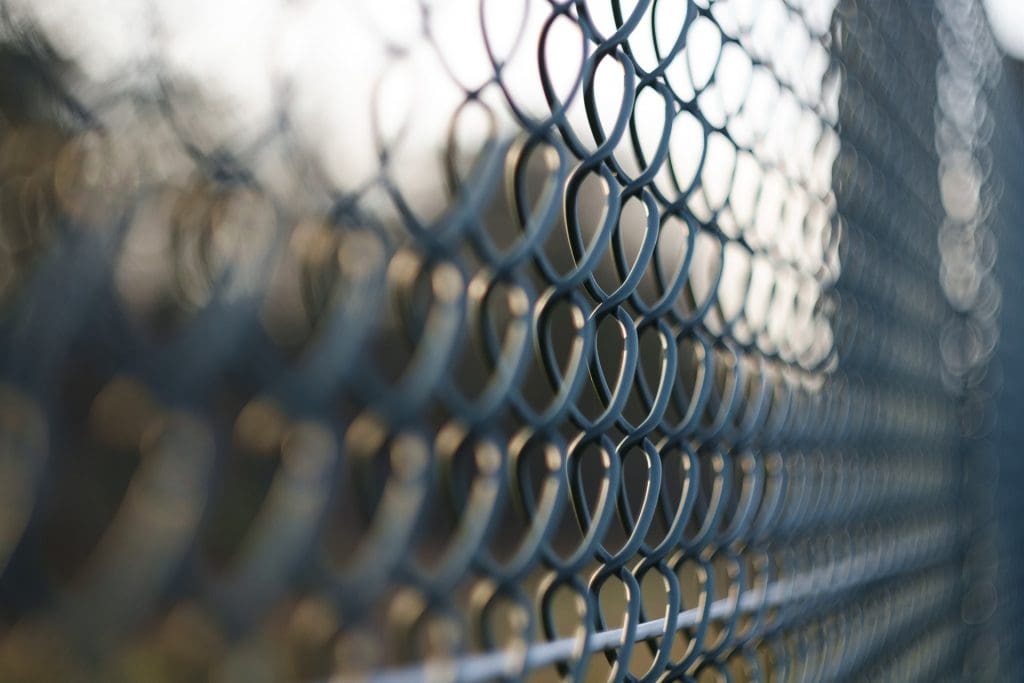 Removing a chain link fence